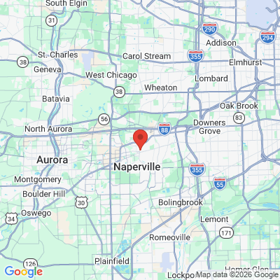 Map to  office in Naperville, IL