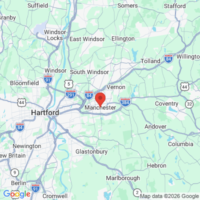 Map to  office in Manchester, CT