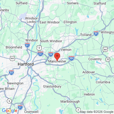 Map to  office in Manchester, CT