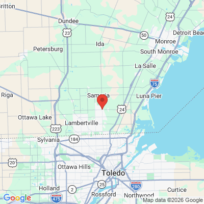 Map to  office in Temperance, MI