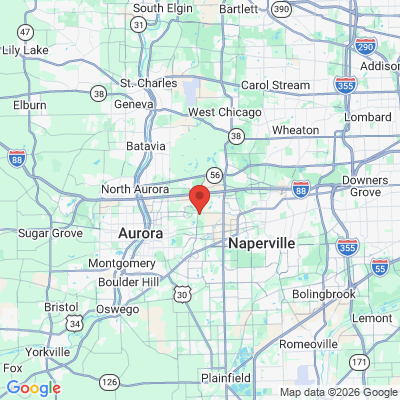 Map to  office in Aurora, IL