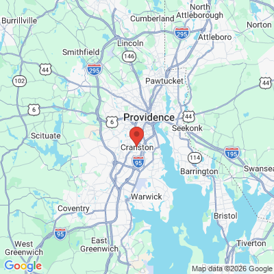 Map to  office in Cranston, RI