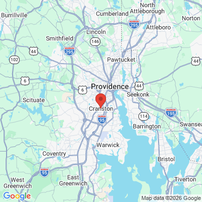 Map to  office in Cranston, RI