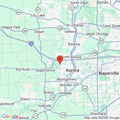 Map to  office in Aurora, IL
