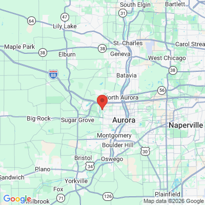 Map to  office in Aurora, IL