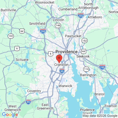 Map to  office in Cranston, RI