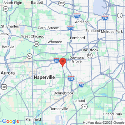 Map to  office in Lisle, IL