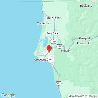 Map to  office in Crescent City, CA