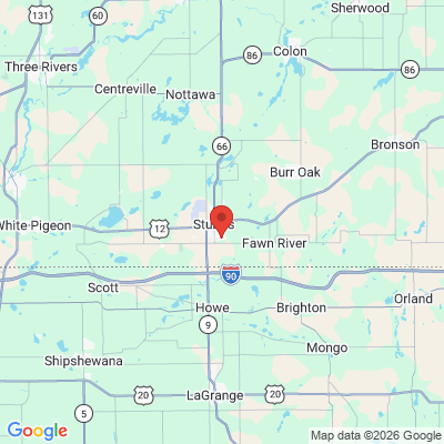 Map to  office in Sturgis, MI