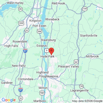 Map to  office in Hyde Park, NY