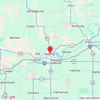 Map to  office in Heartland Dental