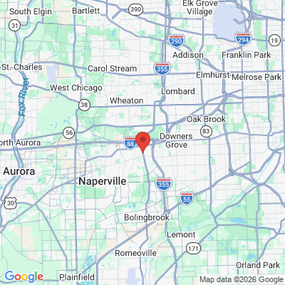 Map to  office in Lisle, IL