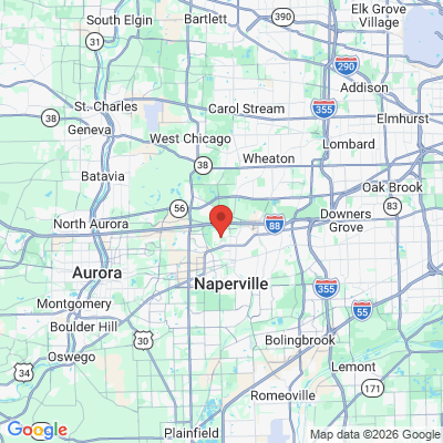 Map to  office in Naperville, IL