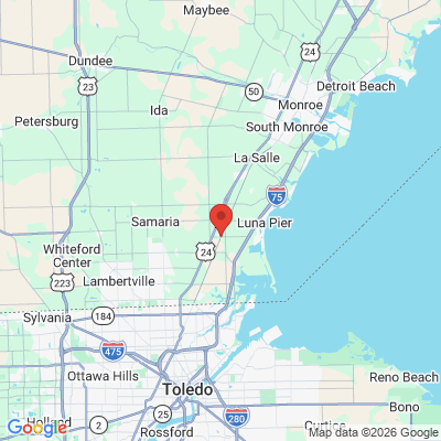Map to  office in Erie, MI