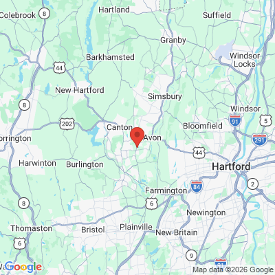 Map to  office in Avon, CT