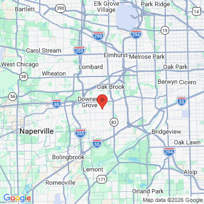Map to  office in Westmont, IL