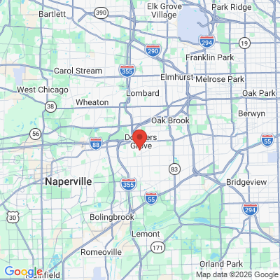 Map to  office in Downers Grove, IL