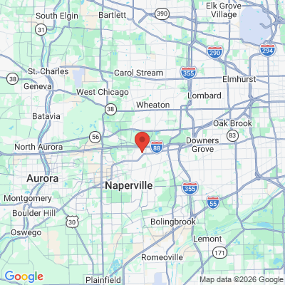 Map to  office in Naperville, IL