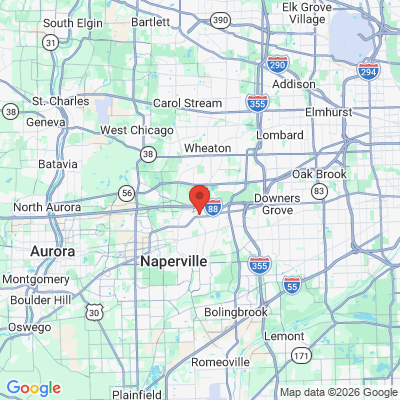 Map to  office in Naperville, IL