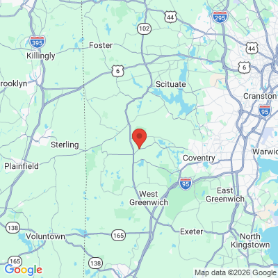 Map to  office in Coventry, RI