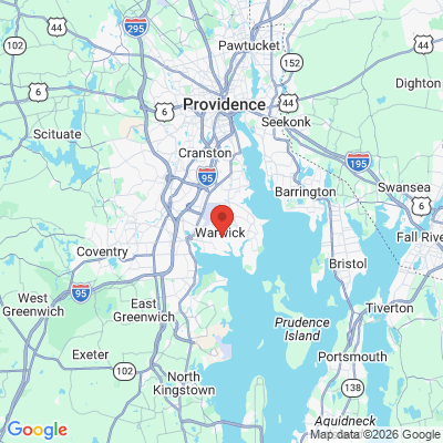 Map to  office in Warwick, RI