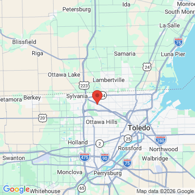 Map to  office in Toledo, OH