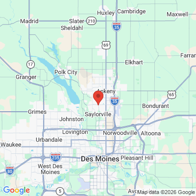 Map to  office in Ankeny, IA