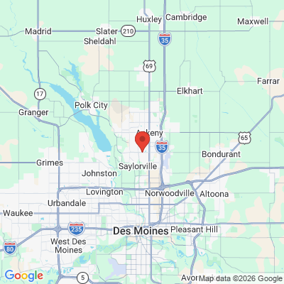 Map to  office in Ankeny, IA
