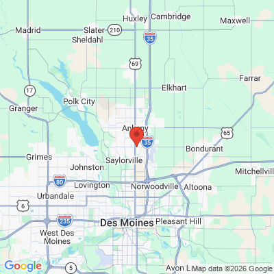 Map to  office in Ankeny, IA