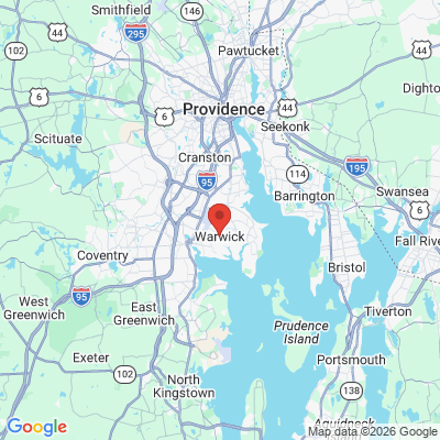 Map to  office in Warwick, RI