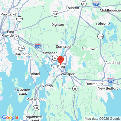 Map to  office in Fall River, MA