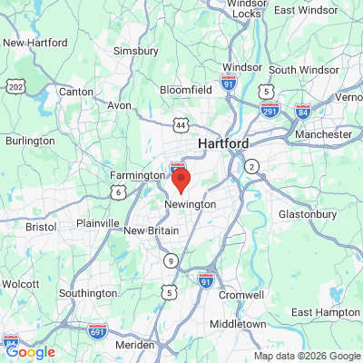Map to  office in Newington, CT