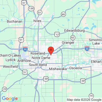 Map to Afdent office in Mishawaka, IN