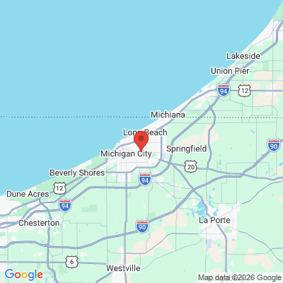 Map to  office in Michigan City, IN