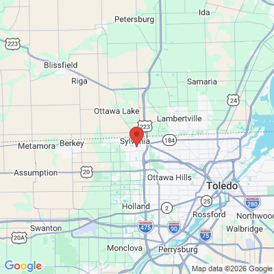Map to  office in Sylvania, OH