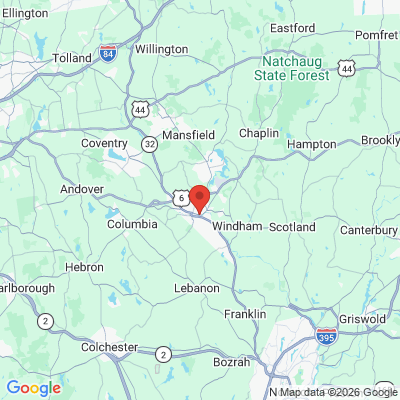Map to  office in Willimantic, CT