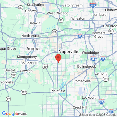 Map to  office in Naperville, IL