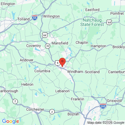 Map to  office in Willimantic, CT