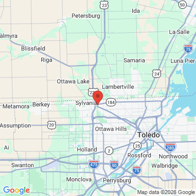 Map to  office in Sylvania, OH