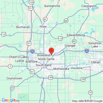 Map to  office in South Bend, IN