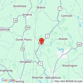 Map to Kent Dentistry & Implants office in Kent, CT