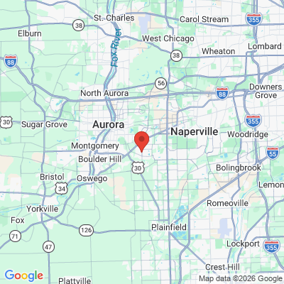 Map to  office in Aurora, IL