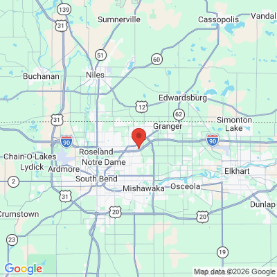 Map to  office in Granger, IN