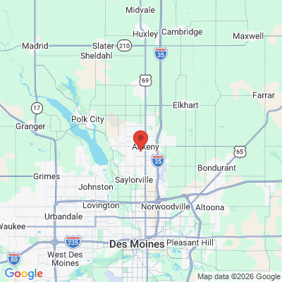 Map to  office in Ankeny, IA