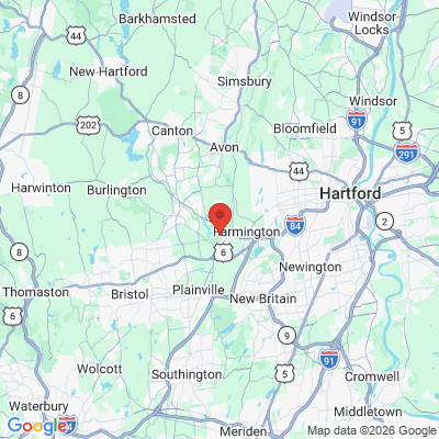 Map to  office in Farmington, CT