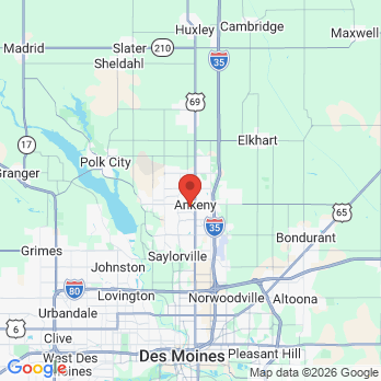 Map to Ankeny Dental Center office in Ankeny, IA