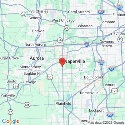 Map to  office in Naperville, IL