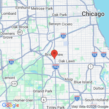 Map to Primary Office office in Bridgeview, IL