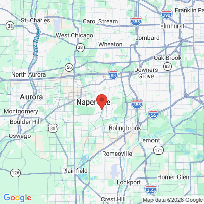 Map to  office in Naperville, IL
