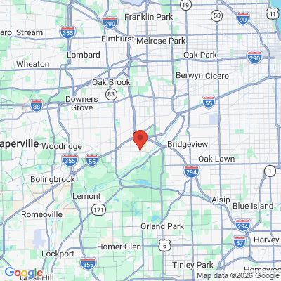 Map to  office in Willow Springs, IL
